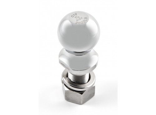 Image for Trailer Hitch Balls  - Stainless Steel, 1 7/8 Ball, 1 Inch Shank from AccessoriesCanada