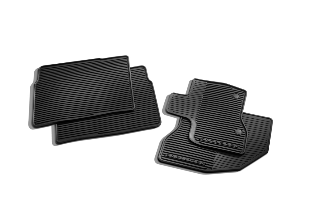 Image pour Tapis – Caoutchouc thermoplastique toutes saisons, ens. de quatre, fixations doubles, noirs à partir de AccessoriesCanada