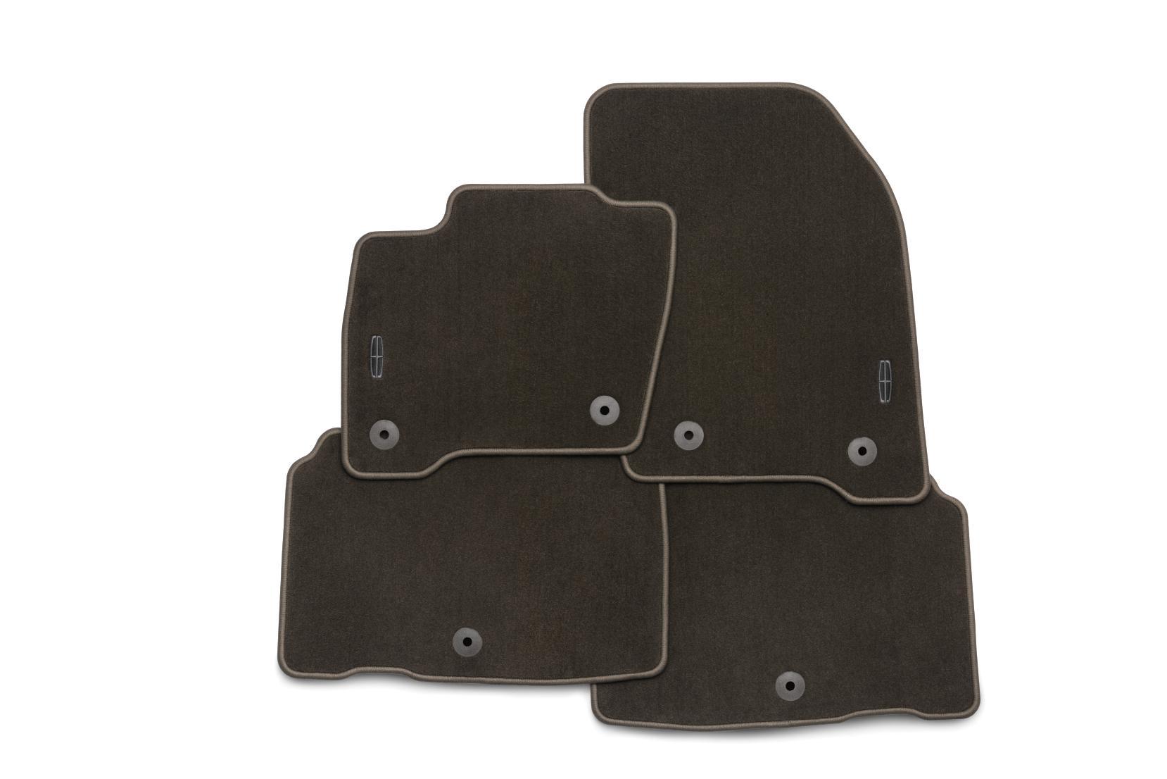 Image pour Tapis – Moquette, ensemble de 4, café foncé, avant et arrière à partir de AccessoriesCanada
