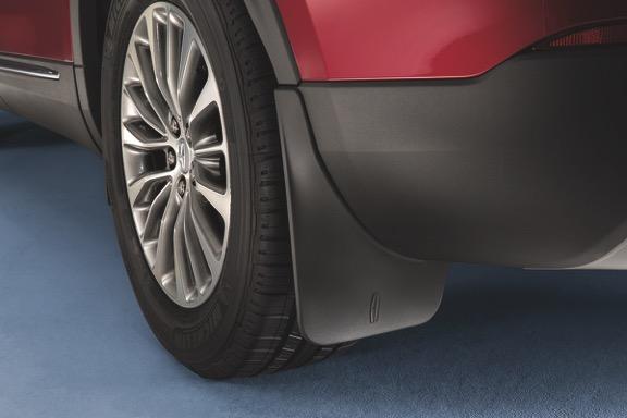 Image for Splash Guards - Molded, Rear, Med. Dk. Platinum, With Lincoln Logo from AccessoriesCanada