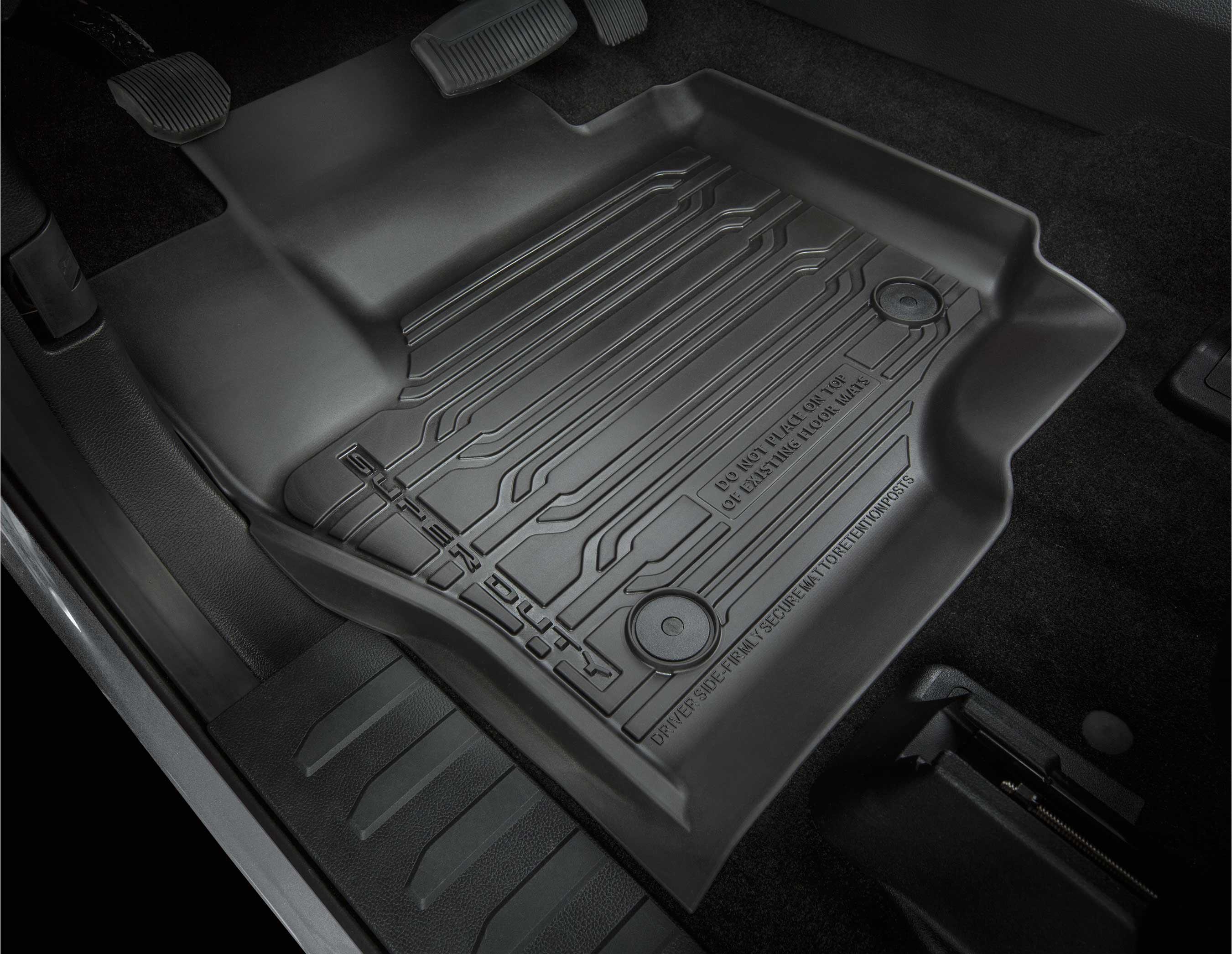 Image for Floor Liner - Tray Style, Black, 2 Piece Set, Regular Cab from AccessoriesCanada