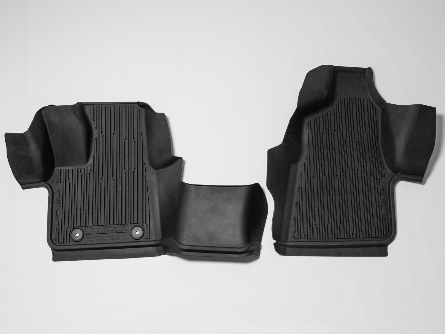 Image for Floor Liner - Tray Style, 2-Piece Front, Black, For Use with Carpet Flooring from AccessoriesCanada