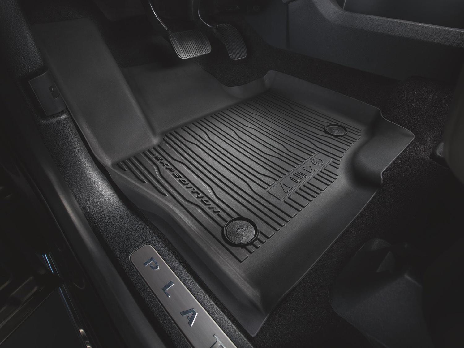 Image for Floor Liner - Tray Style, 4-Piece, Black from AccessoriesCanada
