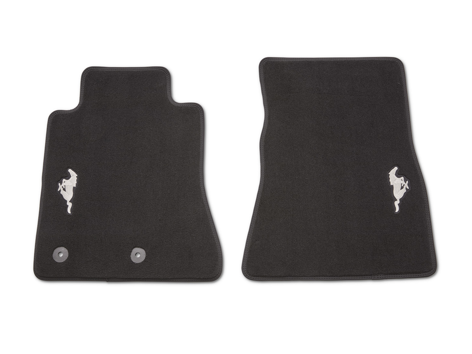 Image for Floor Mats - Carpeted, Black, 2-Piece Set, With Pony Logo from AccessoriesCanada