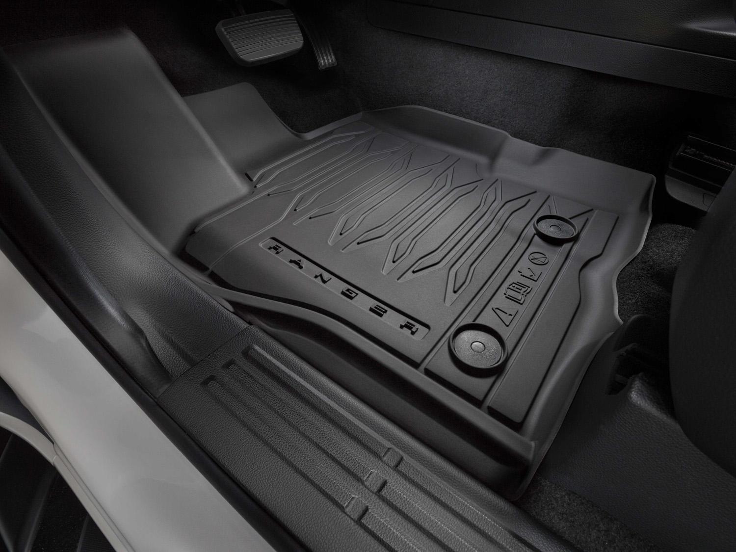 Image for Floor Liners - Black, 4-Piece Set, For Super Cab from AccessoriesCanada