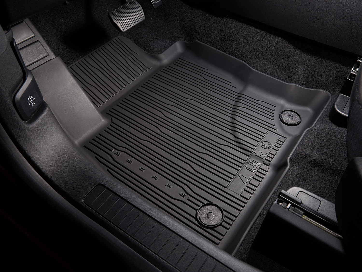 Image for Floor Liners - Black, 4-Piece Set, For Gas Engines from AccessoriesCanada