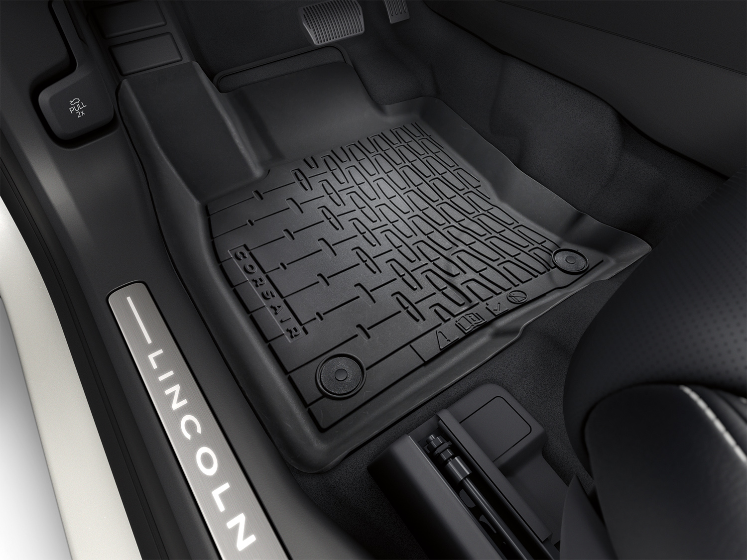 Image for Floor Liner - Tray Style, 4-piece Set, Black, For Gas Models from AccessoriesCanada