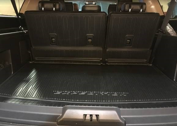 thumbnail interactive-video image 1 of TPE Cargo Protector Mixsuper Cargo Liner For Ford Explorer 2020-2025 - TPE Trunk Mat With Backrest Protection | All Weather Cargo Mat 2025 Ford Explorer Accessories 1 of 14