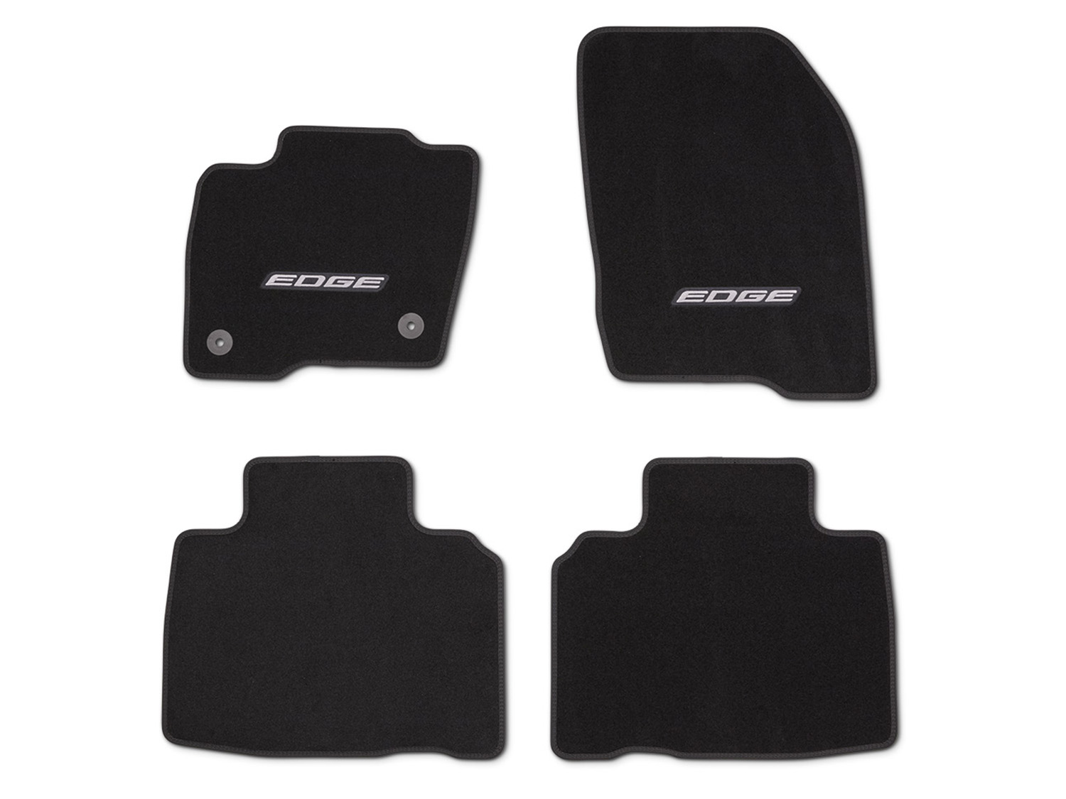 か）ど Edge 2015-2024 Metal Gray Carpeted Floor Mats | Accessories | Ford.com