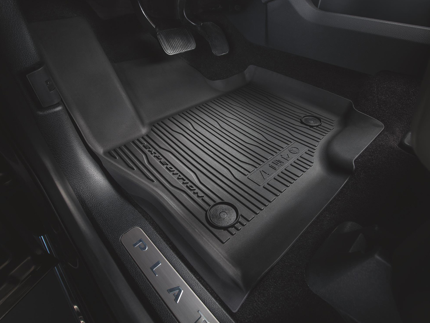Image for Floor Liner - Tray Style, Black, 4-Piece Set from AccessoriesCanada