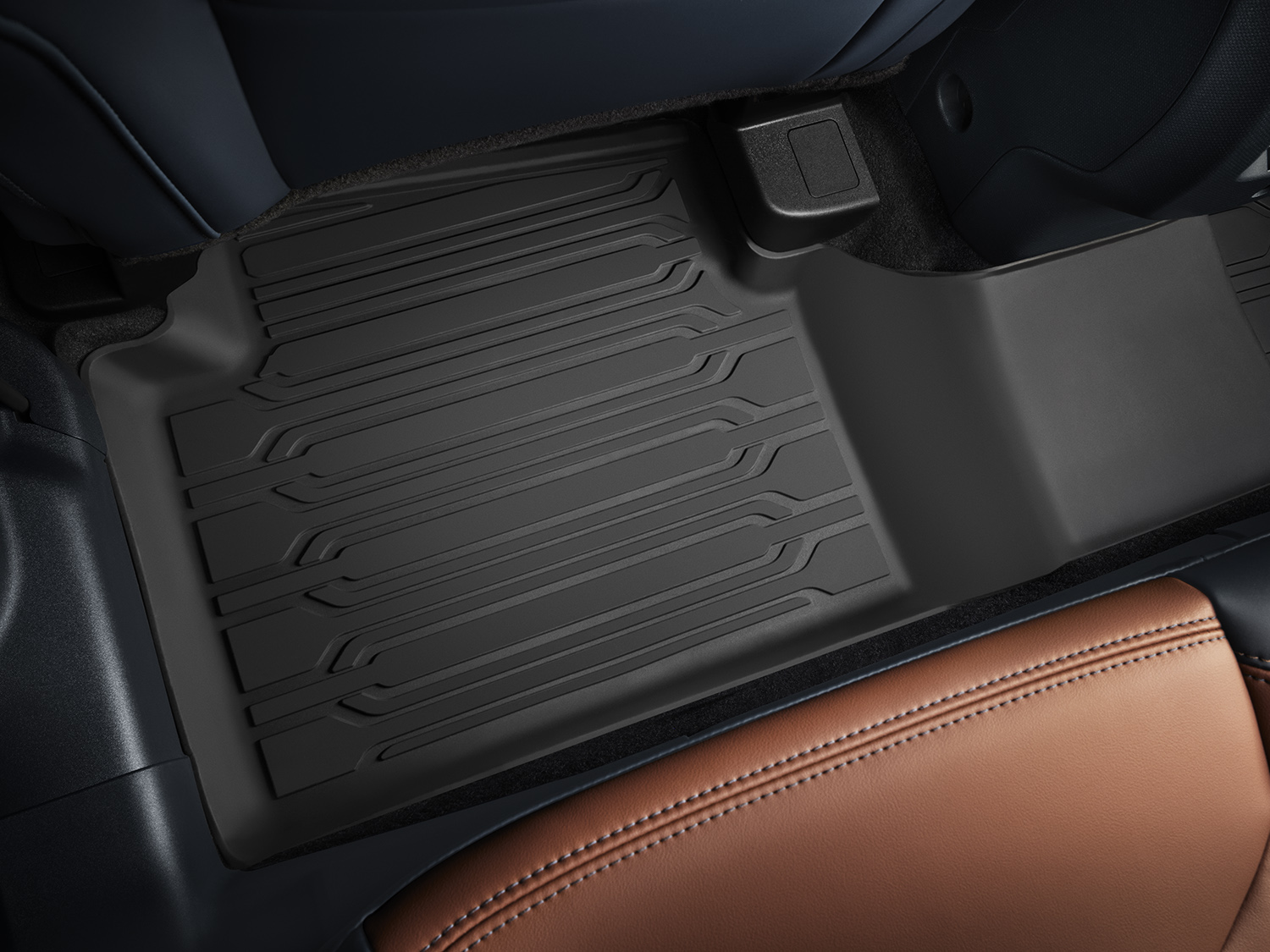 Image for Floor Liners - All-Weather Tray Style, Set, Crew Cab - Gas Vehicle Only from AccessoriesCanada