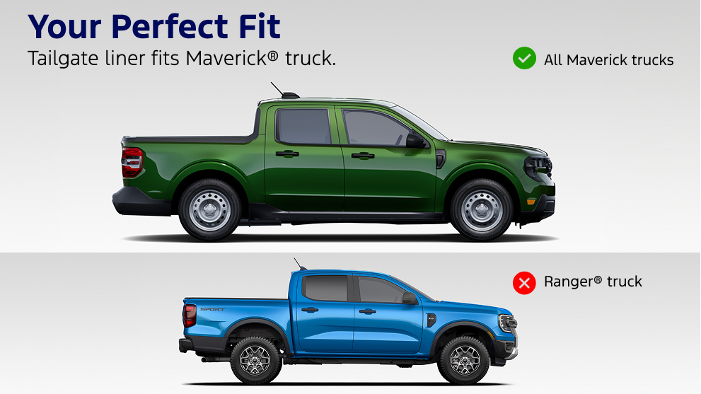 Maverick 2022-2027 Tailgate Liner Kit | Accessories | Ford.com
