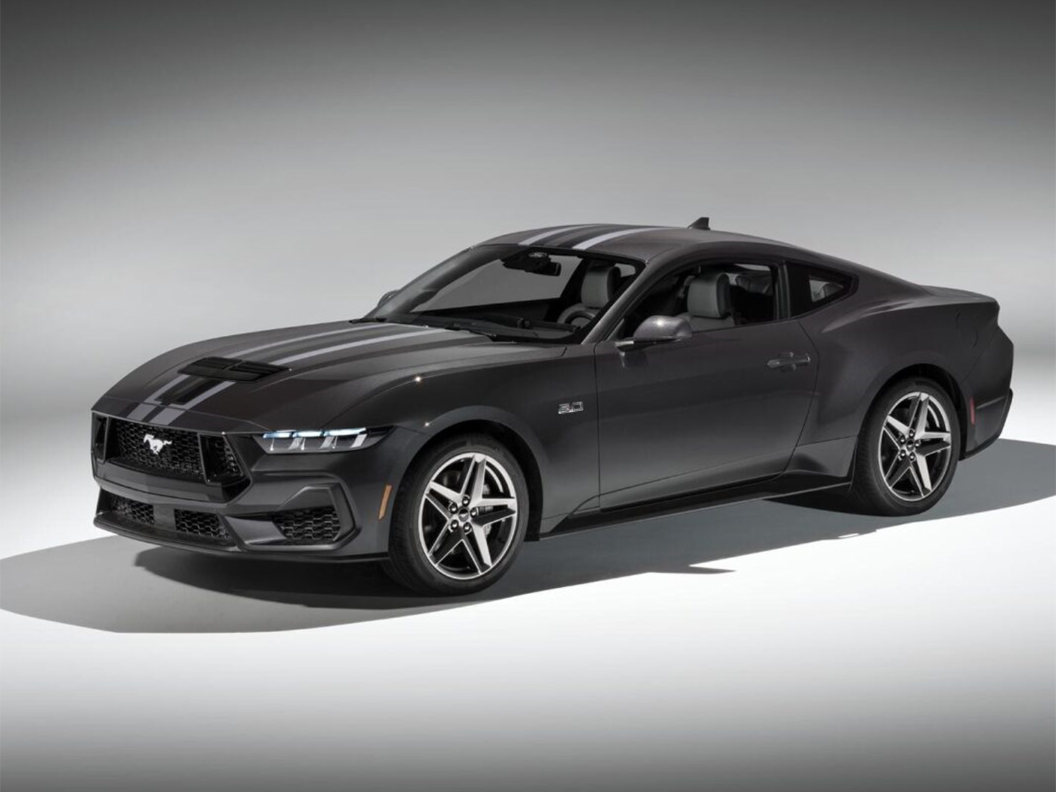 Image for Black/Gray Over-the-Top Graphics for GT w/o Spoiler from AccessoriesCanada