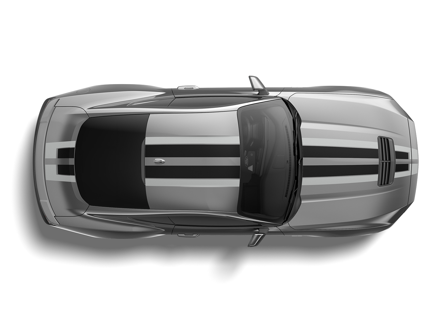 Image for Black/Gray Over-the-Top Graphics for GT with Spoiler from AccessoriesCanada