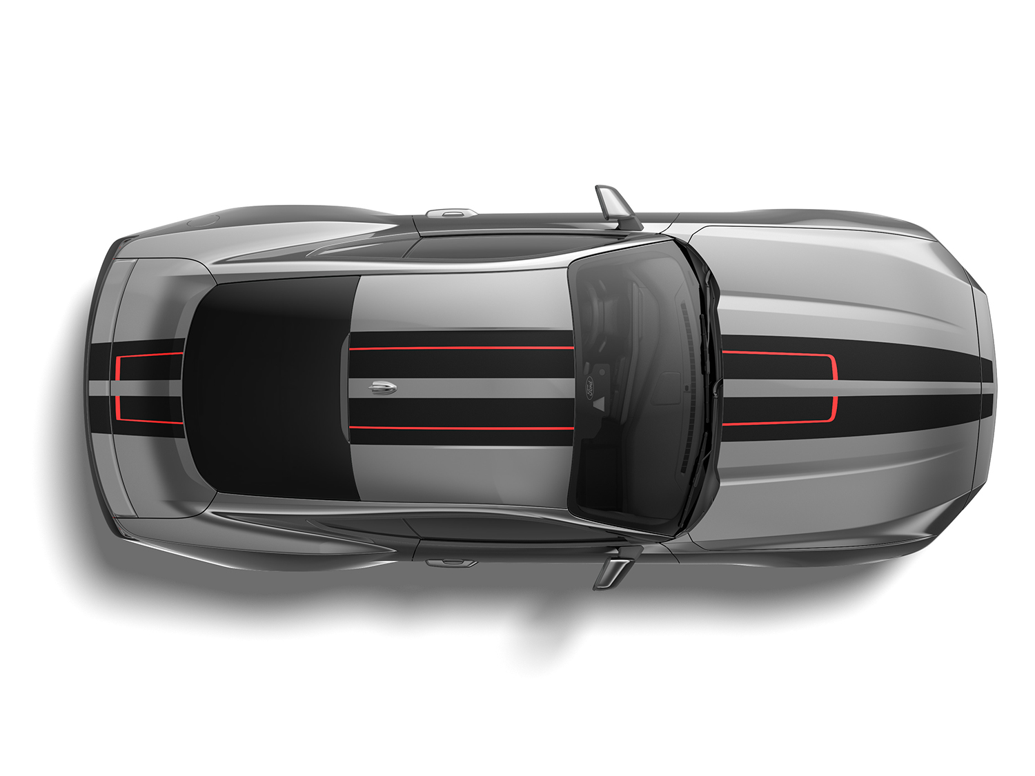 Image for Over-the-Top Graphics - Black/Red for Ecoboost from AccessoriesCanada