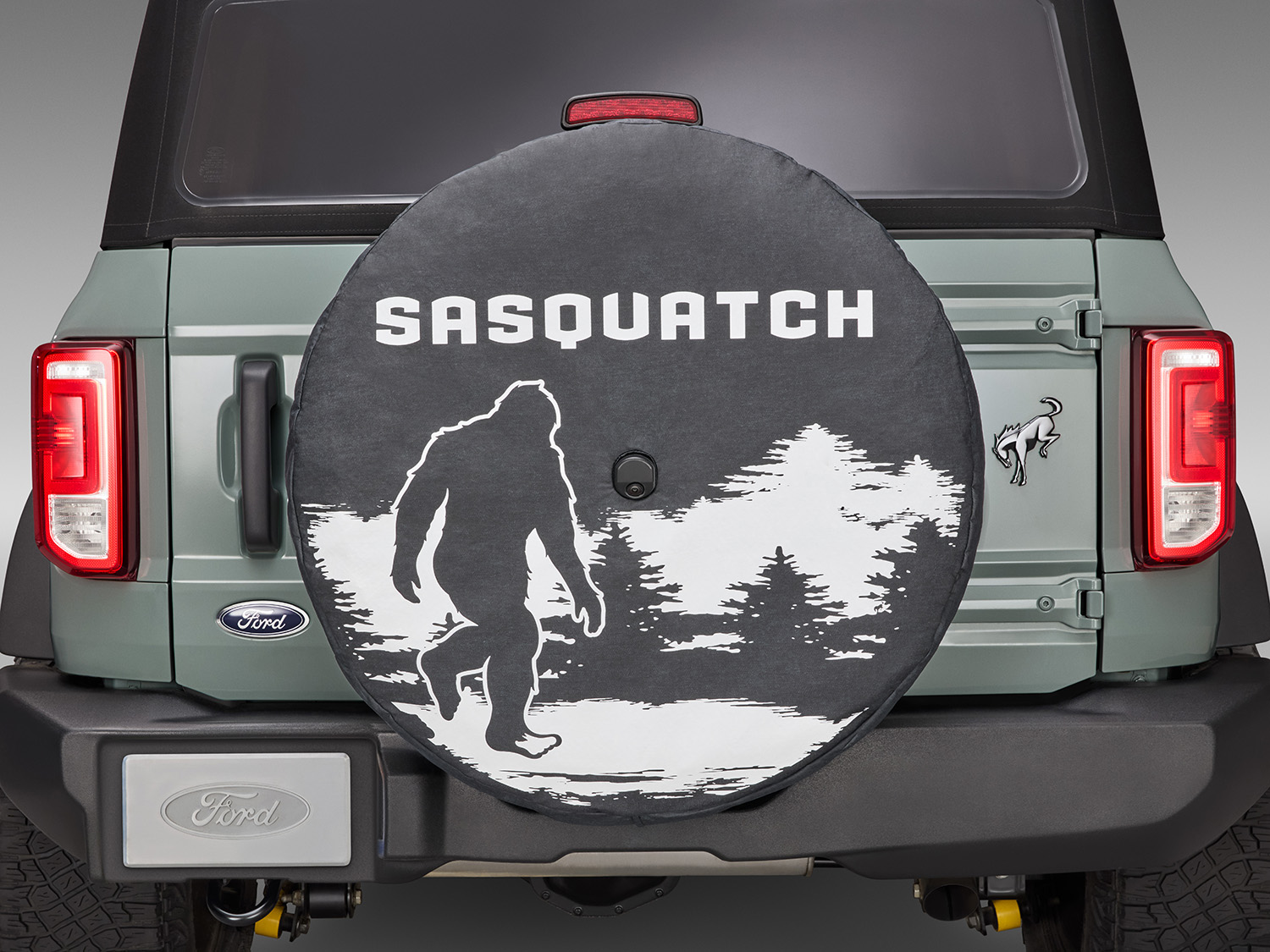 Image for Spare Tire Cover - Ford Sasquatch Logo #1, For 35 Inch Tire from AccessoriesCanada