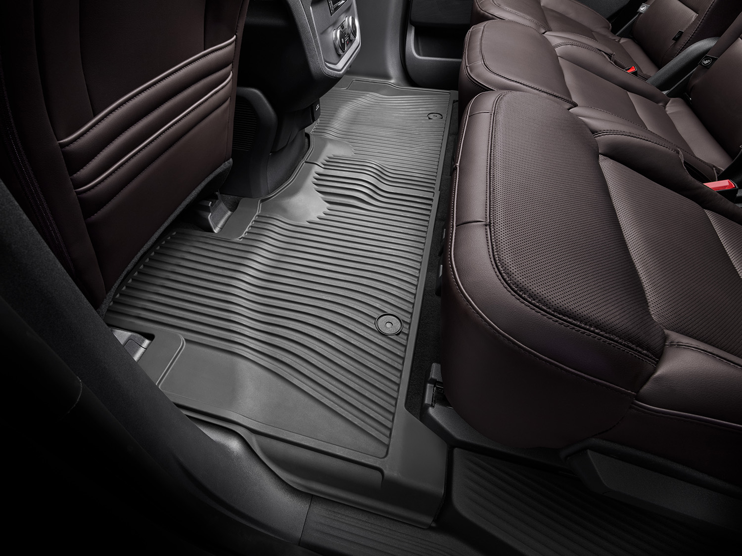Ford Expedition 2021-2024 All-Weather Rubber Floor Mat Liner Set (4-Piece Black Tray)