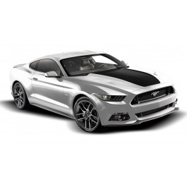 Image for Graphics Kit - Custom Stripe Kit, Cowl Hood Stripe, Matte Black from AccessoriesCanada