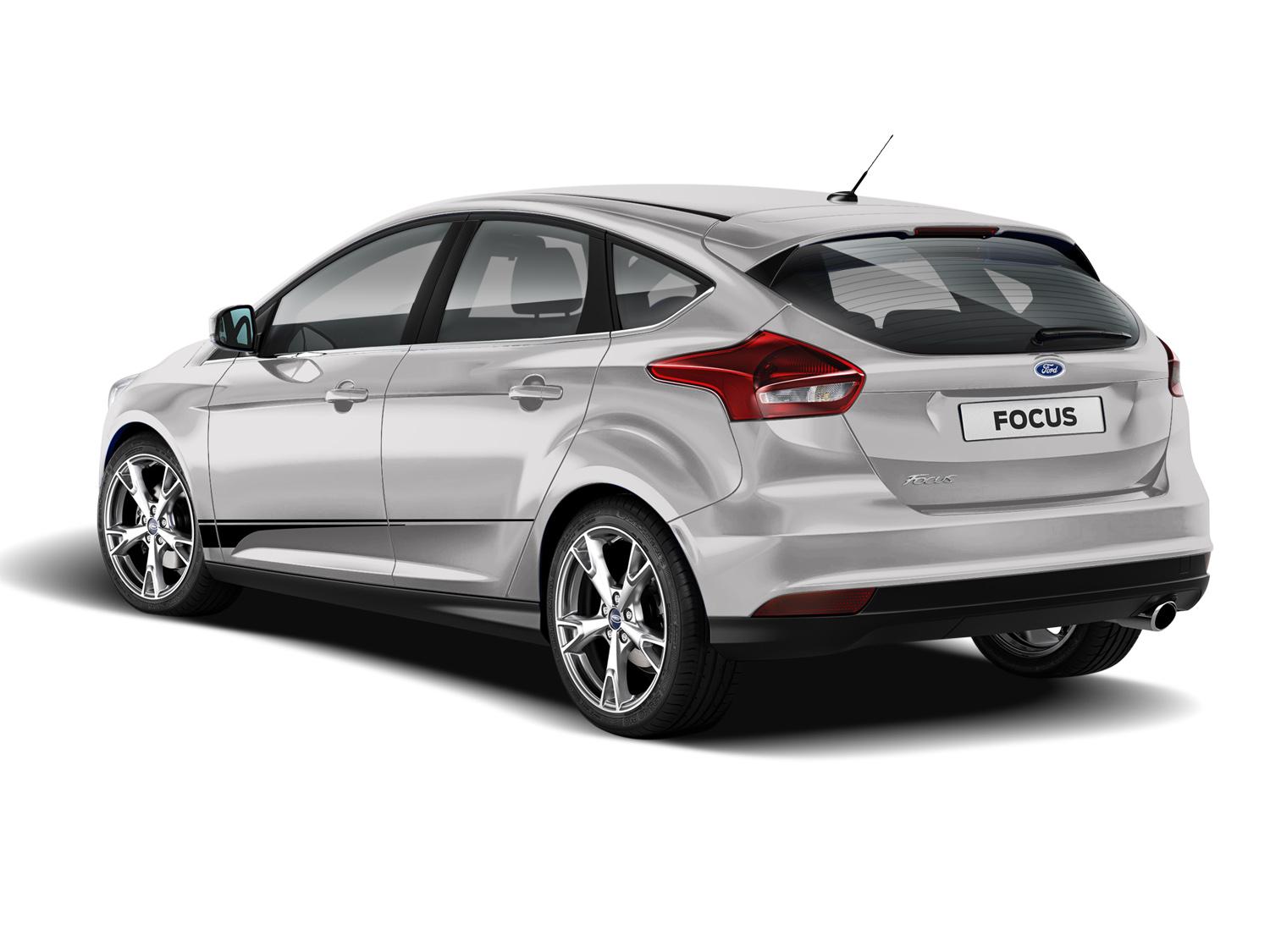 Focus 2012-2018 Matte Black Lower Blade Body Side Stripe Kit