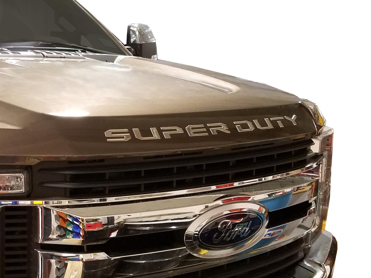 Image pour Monogramme de capot – Lettrage Super Duty, Black Platinum à partir de AccessoriesCanada