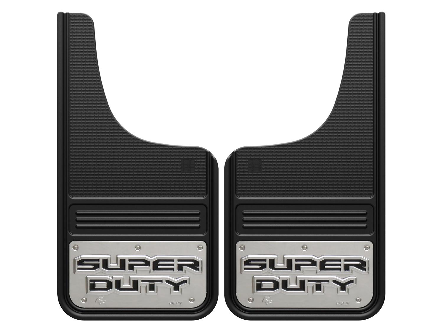 Image for Splash Guards - Gatorback by Truck Hardware, Front Pair, Super Duty Stainless from AccessoriesCanada