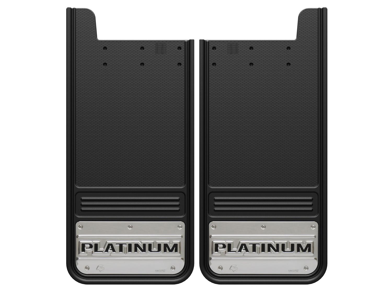 Image pour Pare-boue – Gatorback de Truck Hardware, paire arrière, Platinum, en acier inoxydable à partir de AccessoriesCanada