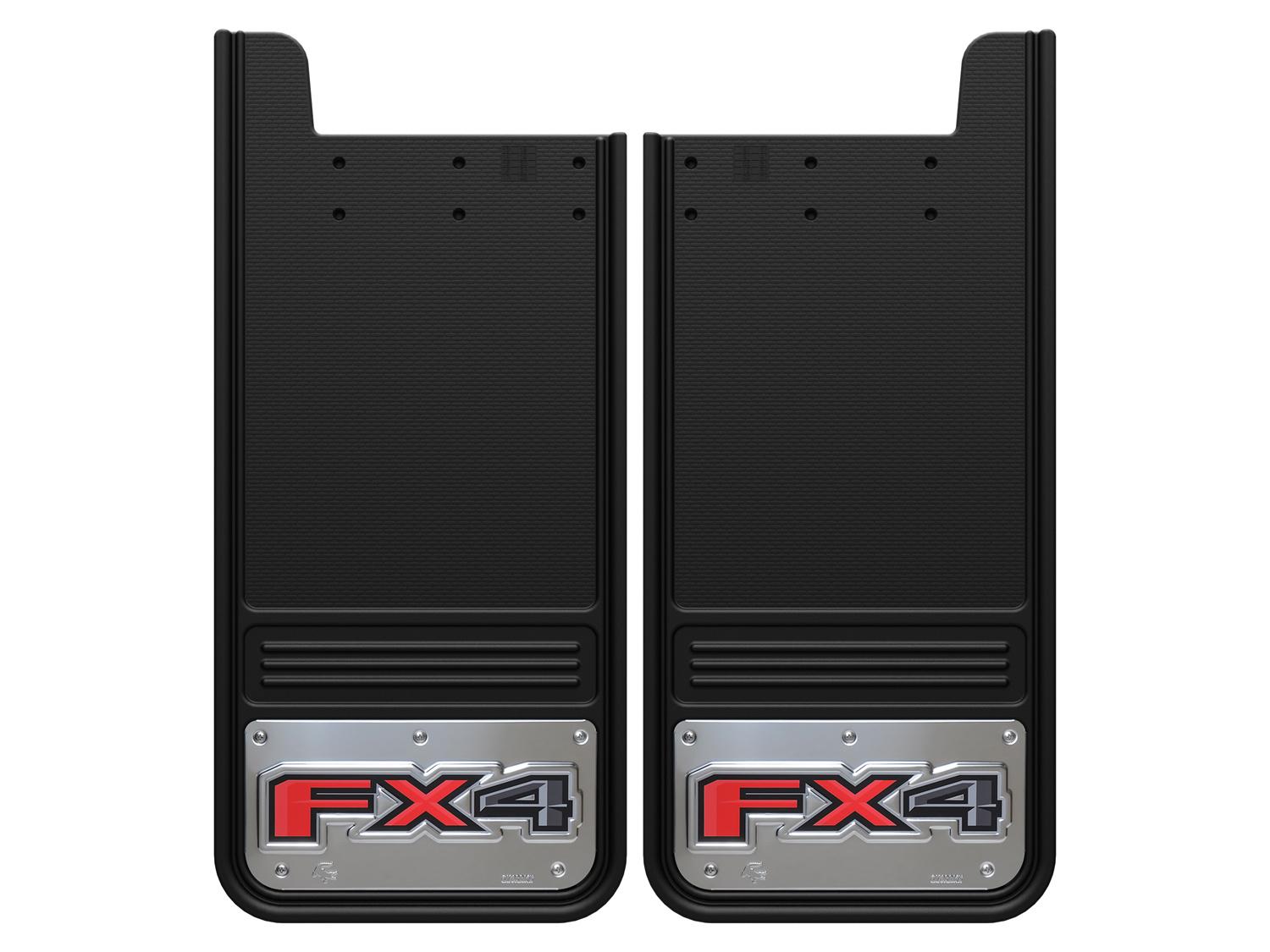 Image for Splash Guards - Gatorback by Truck Hardware, Rear Pair, FX4 Stainless from AccessoriesCanada