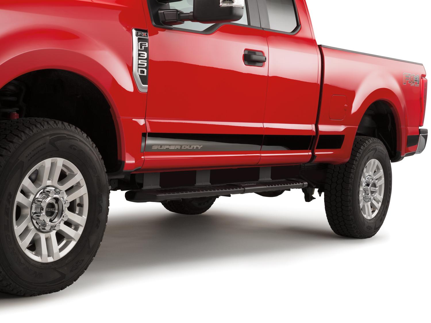 Image for Exterior Trim Kit by Putco - Black Platinum Stainless Steel Body Side and Bed, Crew Cab, SRW, 8.0 Bed from AccessoriesCanada