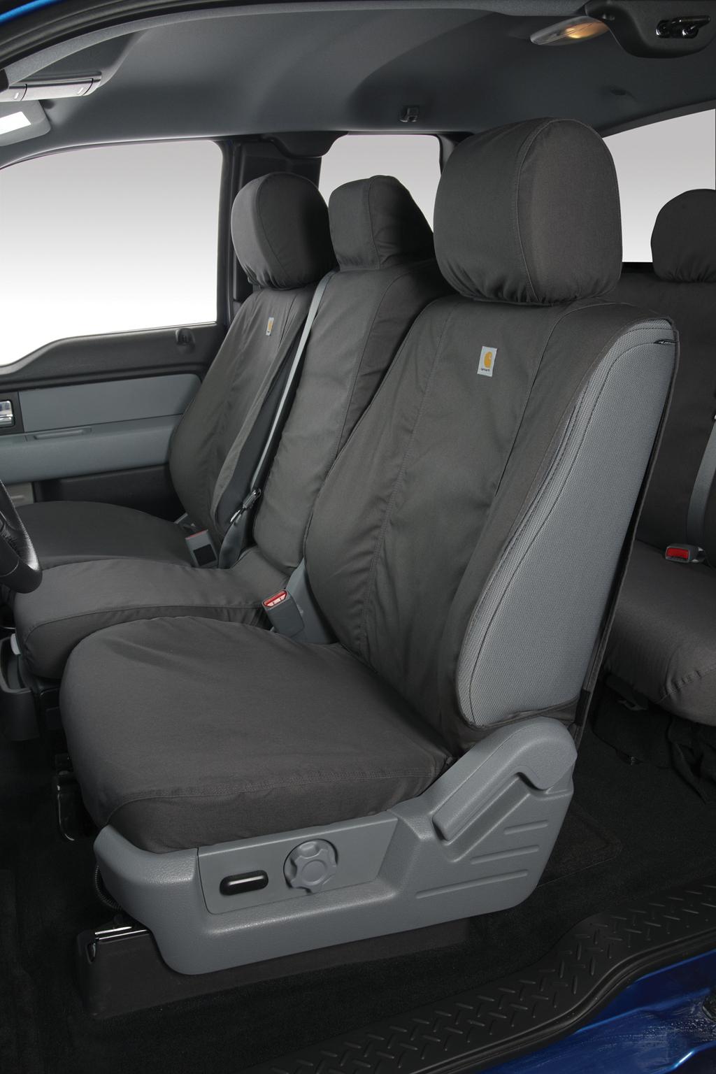 Image pour Garnitures de sièges – Garnitures protectrices Carhatt de Covercraft, rangée avant, fauteuils Capitaine, gravi à partir de AccessoriesCanada