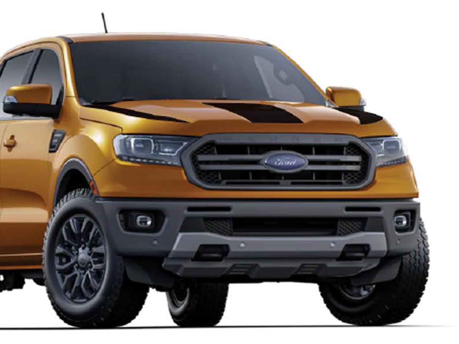 Image for Graphics Kit, Ford Custom - Hood Cowl Stripe, Matte Black from AccessoriesCanada