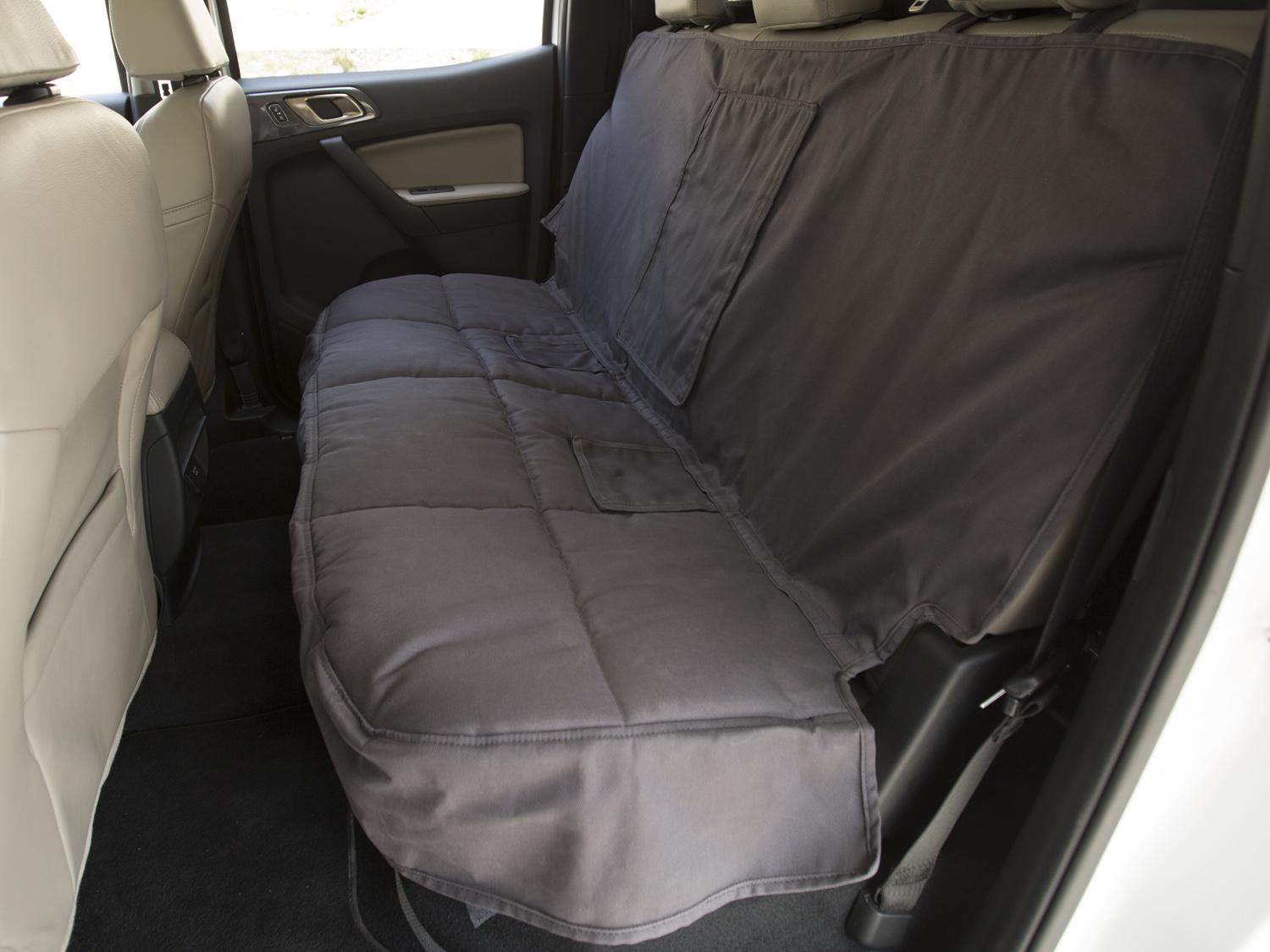Image pour Garnitures de sièges – Garnitures protectrices pour animaux de compagnie, grises, pour banquette arrière à partir de AccessoriesCanada