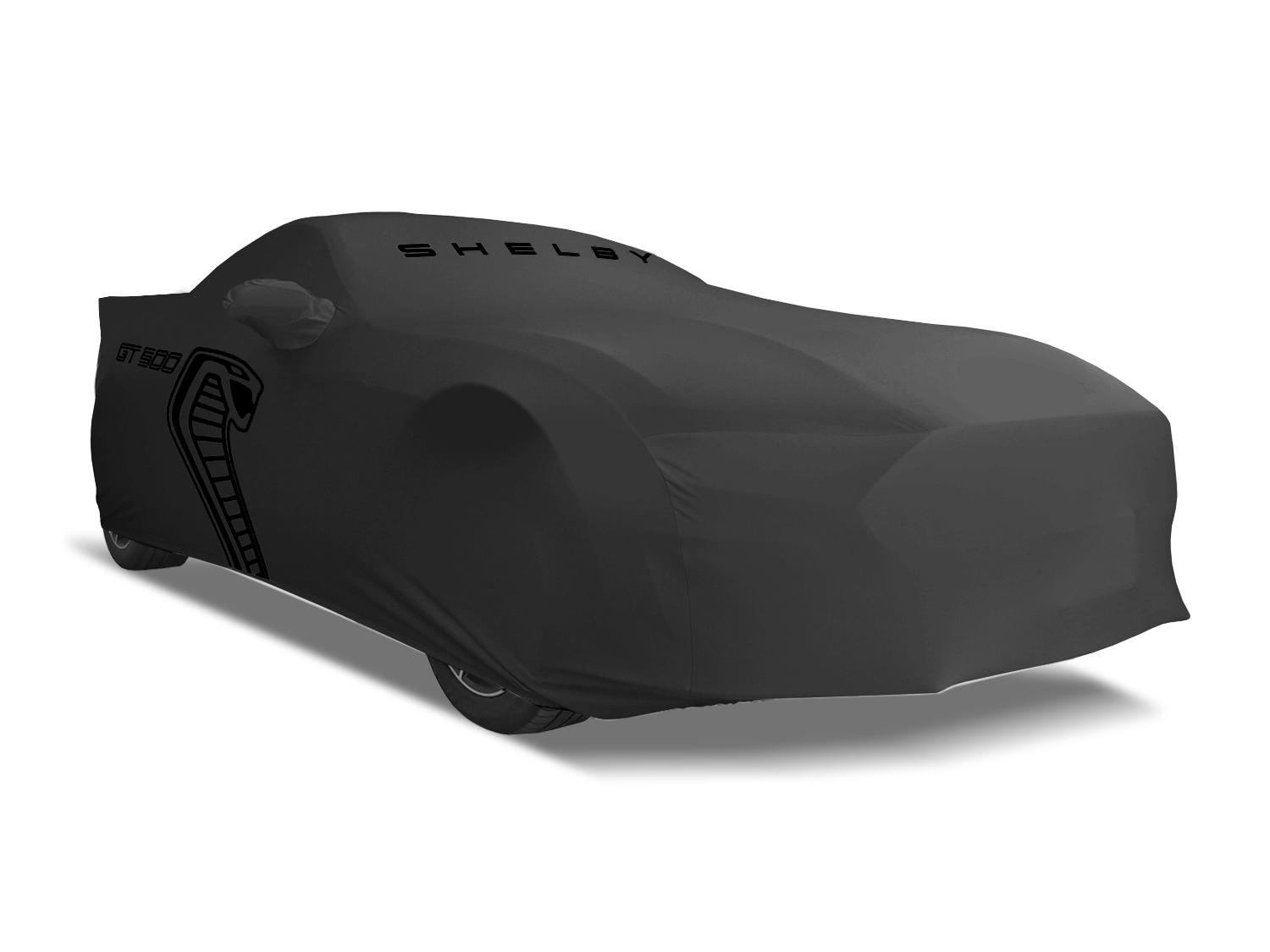 Image for Full Vehicle Cover - Outdoor, GT500, Large Wing, Grey with Black Print from AccessoriesCanada