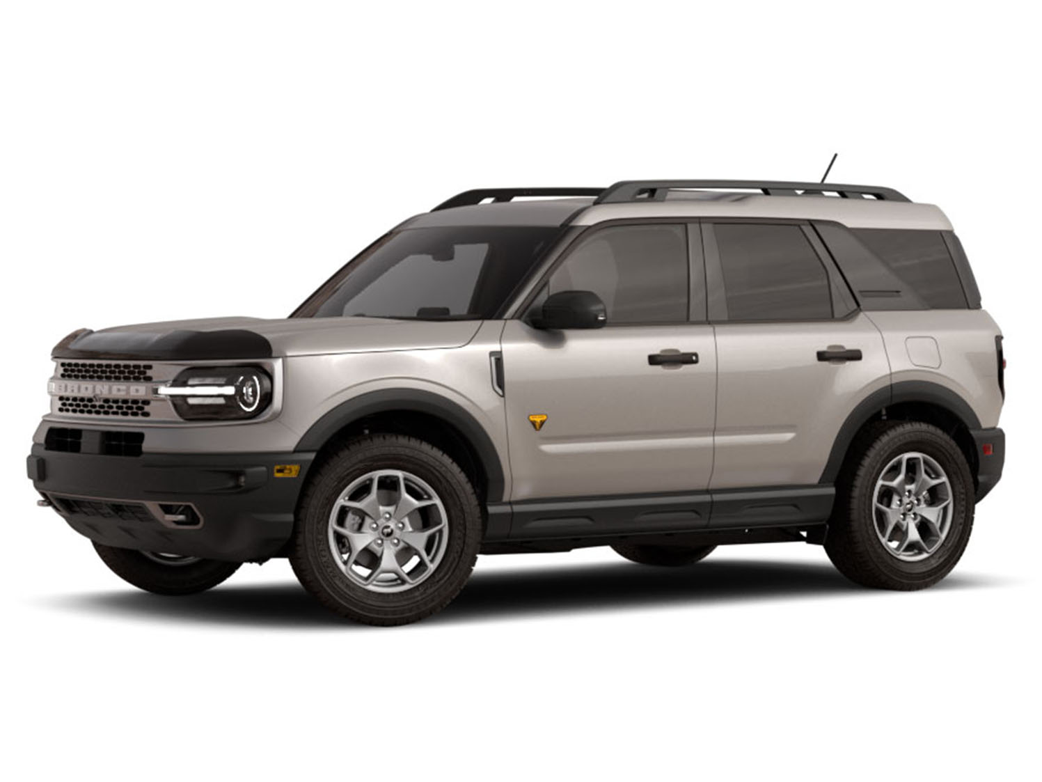 thumbnail image 2 of Broaddict Hood Protector Fit For Ford Bronco 4-Door & 2-Door 2021 2022 2023 Hood Deflector Hood Guard Shield Aeroskin II Trail Armor Textured Black 2 of 11