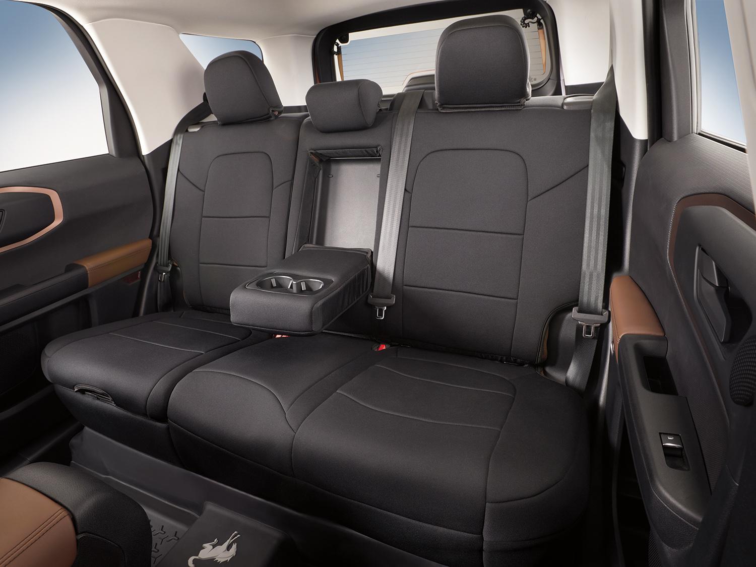 Image for Seat Covers - Neoprene, Rear 60/40 with Center Armrest, Black from AccessoriesCanada