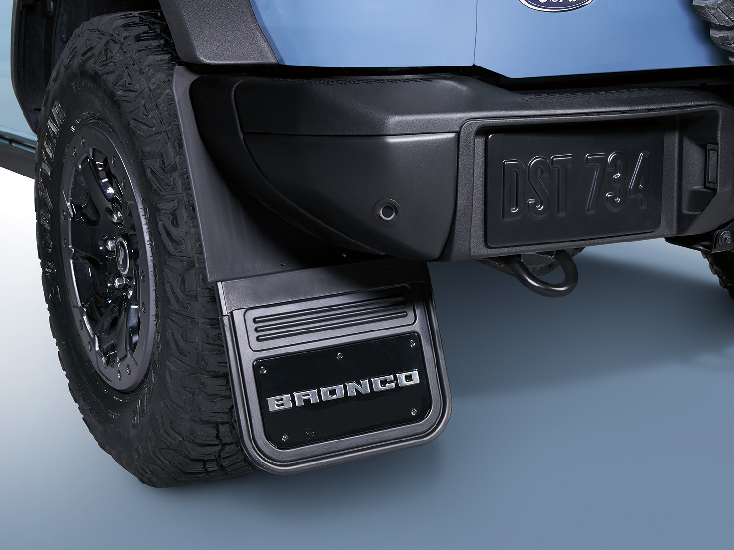 Image pour Pare-boue Gatorback, paire arrière; lettrage Bronco à partir de AccessoriesCanada