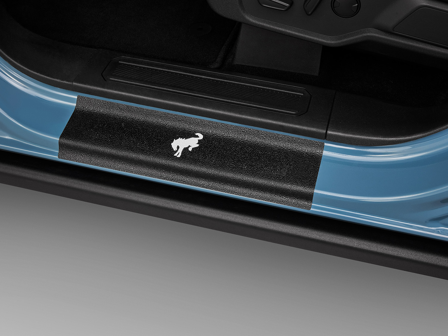 thumbnail image 2 of TATOO Car Door Edge Protector & Sill Guard For 2021-2025 Ford Bronco 4-Door – Black ABS/Acrylic – Self-Adhesive (4-Piece Set) 2 of 3