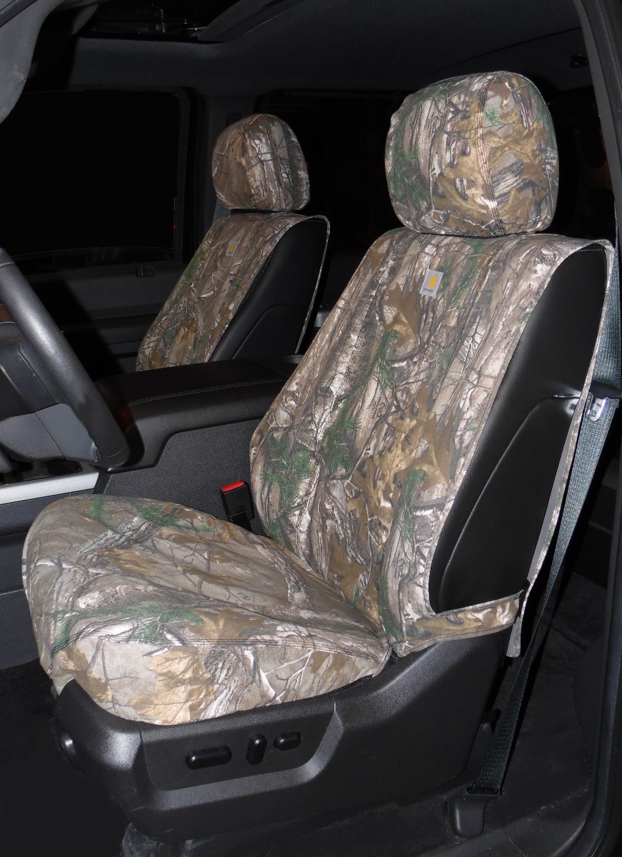 Image pour Garnitures de siège protectrices Realtree Covercraft – Pour fauteuils Capitaine avant, tissu Carhartt Realtree à partir de AccessoriesCanada