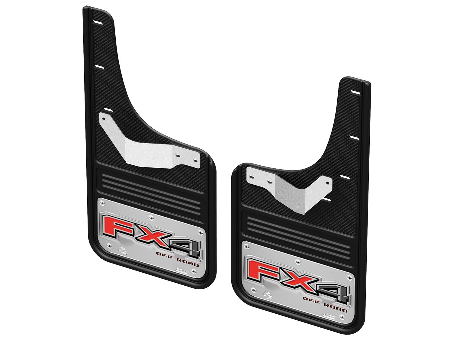 Image pour Pare-boue – Gatorback, paire arrière, avec logo FX4 sur fond chromé à partir de AccessoriesCanada