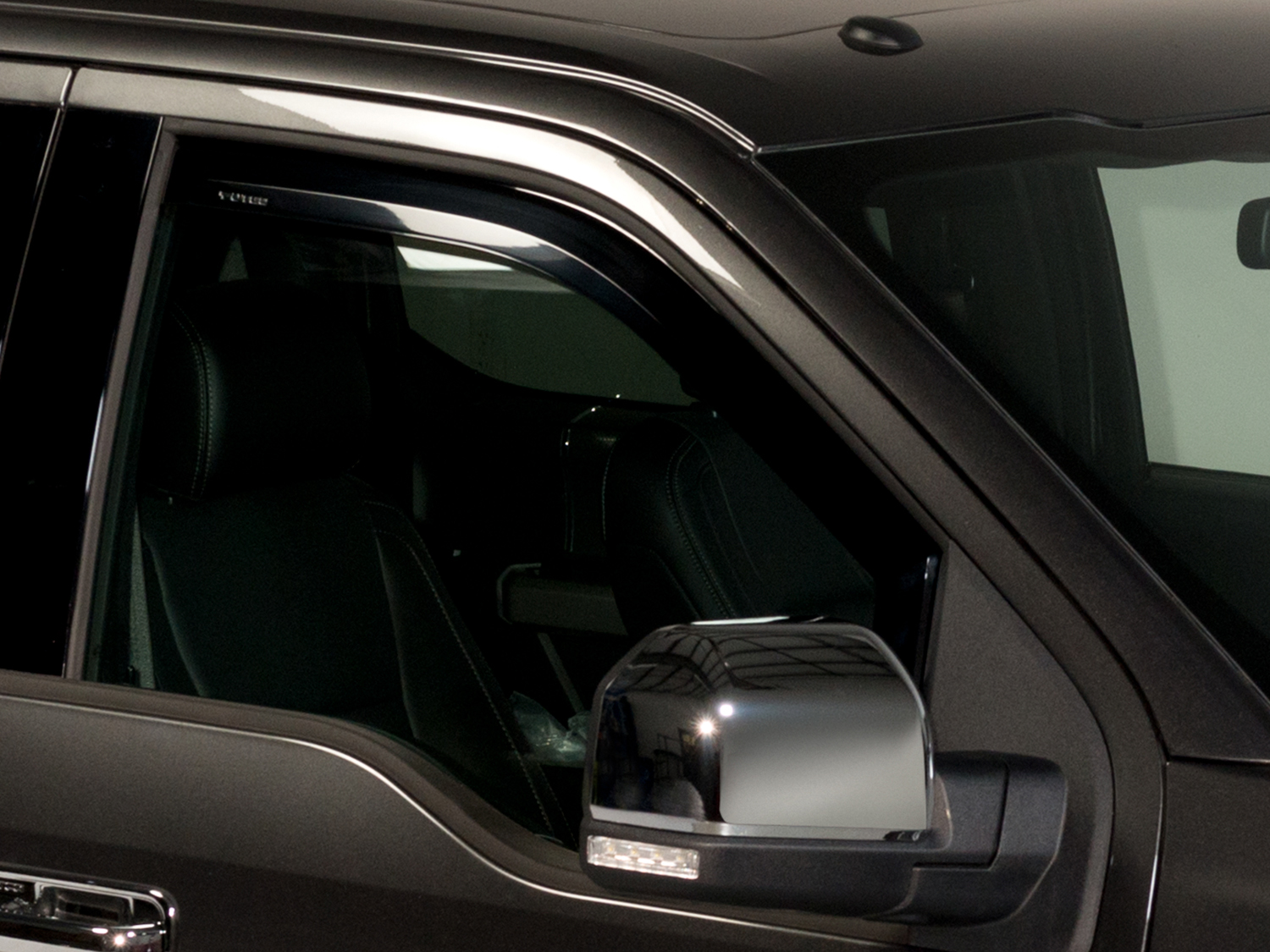 Image for Side Window Deflectors - In-Channel Smoke, Reg Cab, by Putco from AccessoriesCanada
