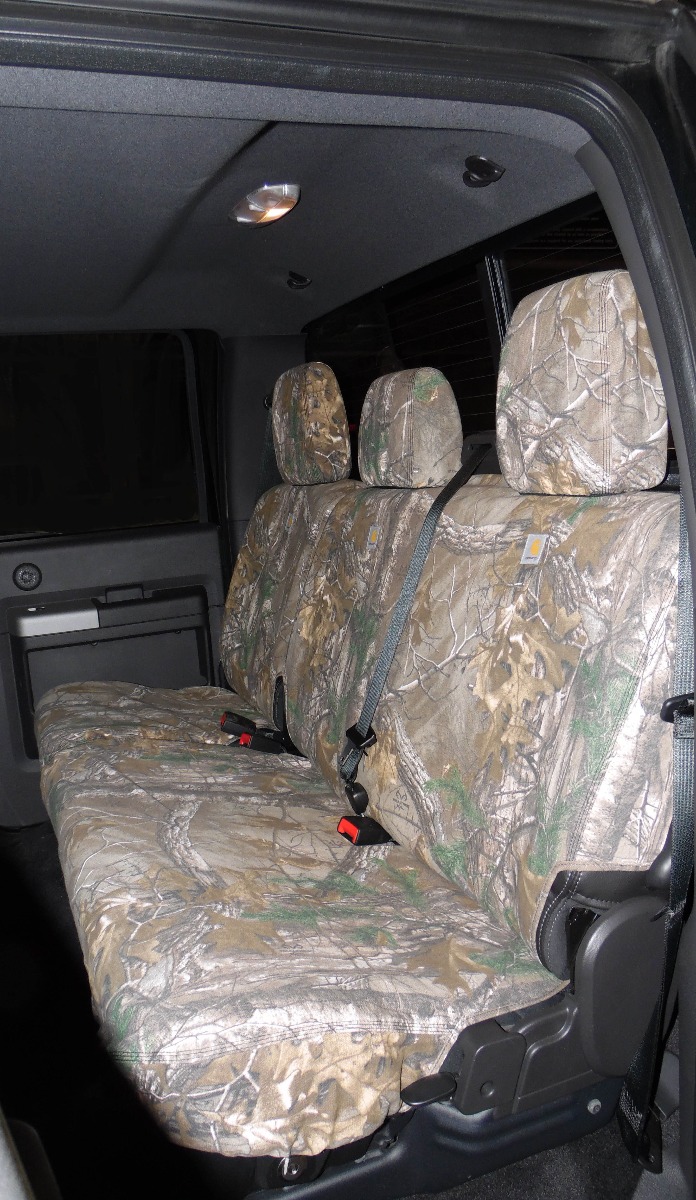 Image pour Garnitures de siège Realtree Covercraft – Pour banquette arrière 60/40 avec accoudoir, SuperCrew, tissu Carhar à partir de AccessoriesCanada
