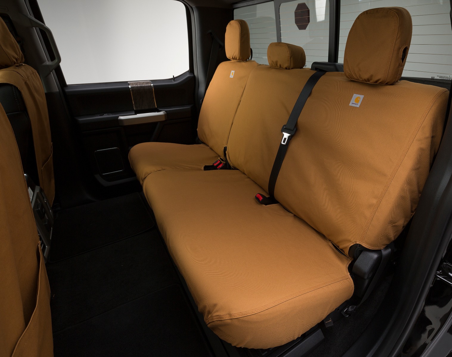 Image pour Garnitures de siège protectrices Carhartt Covercraft – Pour banquette arrière 60/40 avec accoudoir, SuperCrew, à partir de AccessoriesCanada
