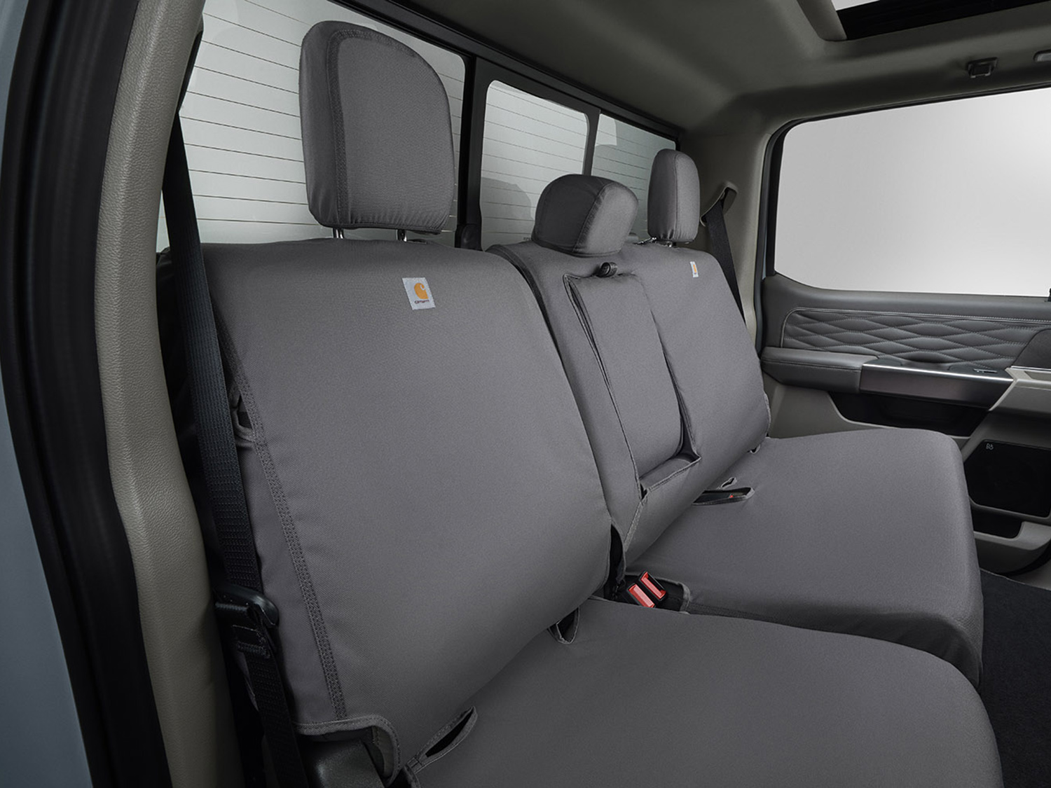 Image for Seat Covers - Carhartt, Protective Seat Covers by Covercraft, Rear Row, 60/40, without Armrest, For SuperCrew, from AccessoriesCanada