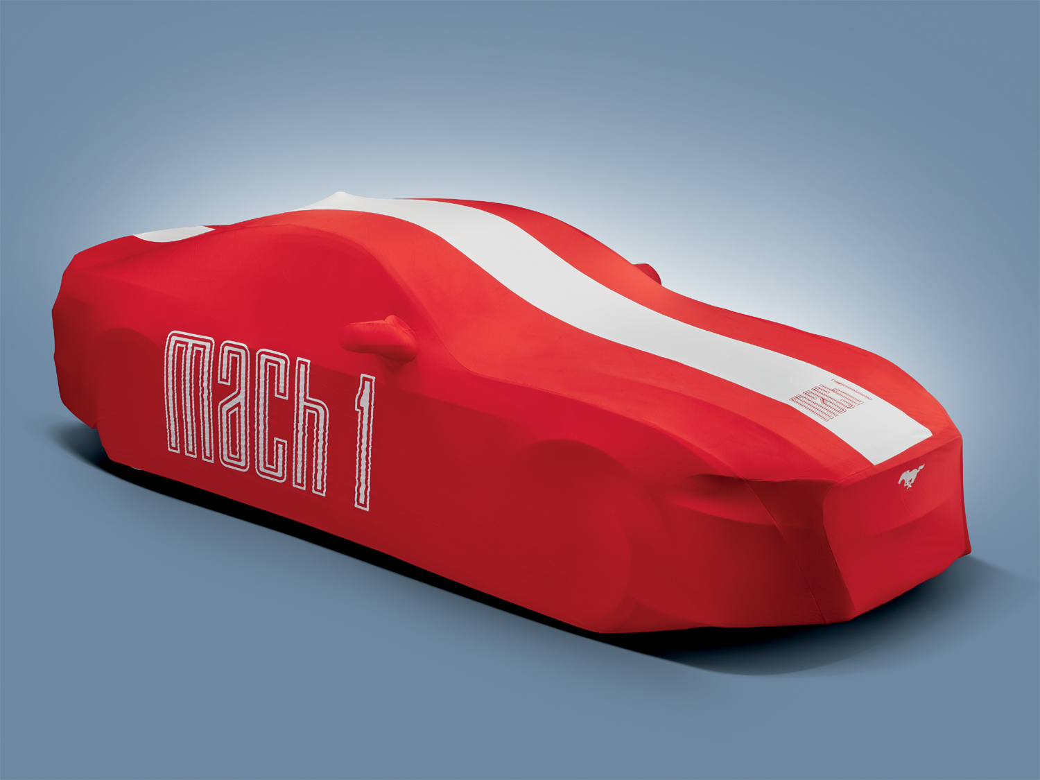 Image for Full Vehicle Cover - Red with White Graphics, Mach 1, Low Wing from AccessoriesCanada