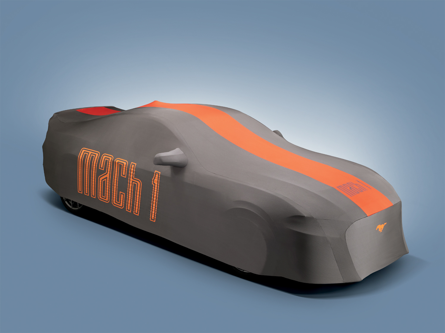 Image for Full Vehicle Cover- Grey w/Orange Graphics, Mach 1, High Wing from AccessoriesCanada