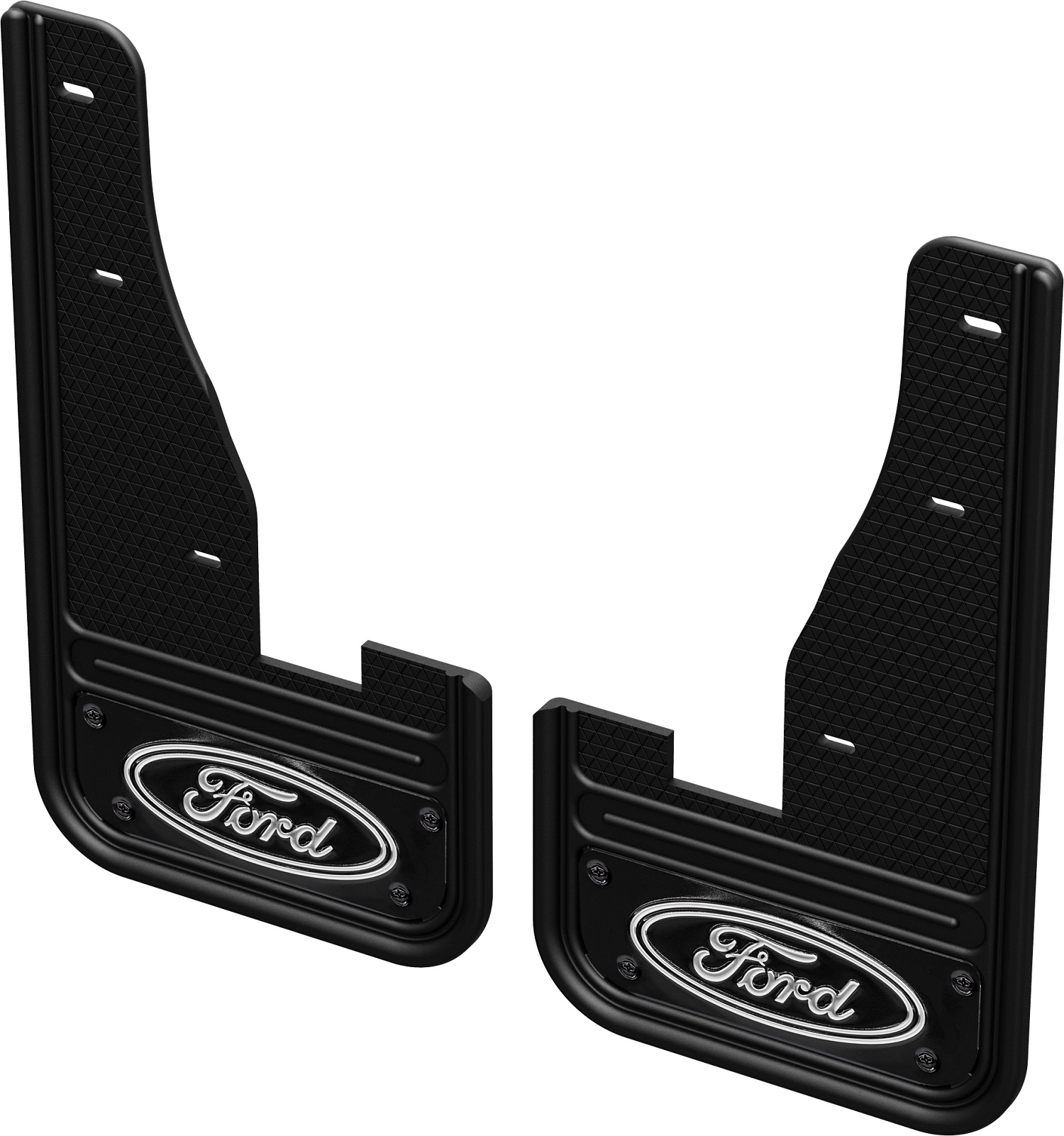 Image for Splash Guards - Rear Pair by Truck Hardware, Black Oval from AccessoriesCanada