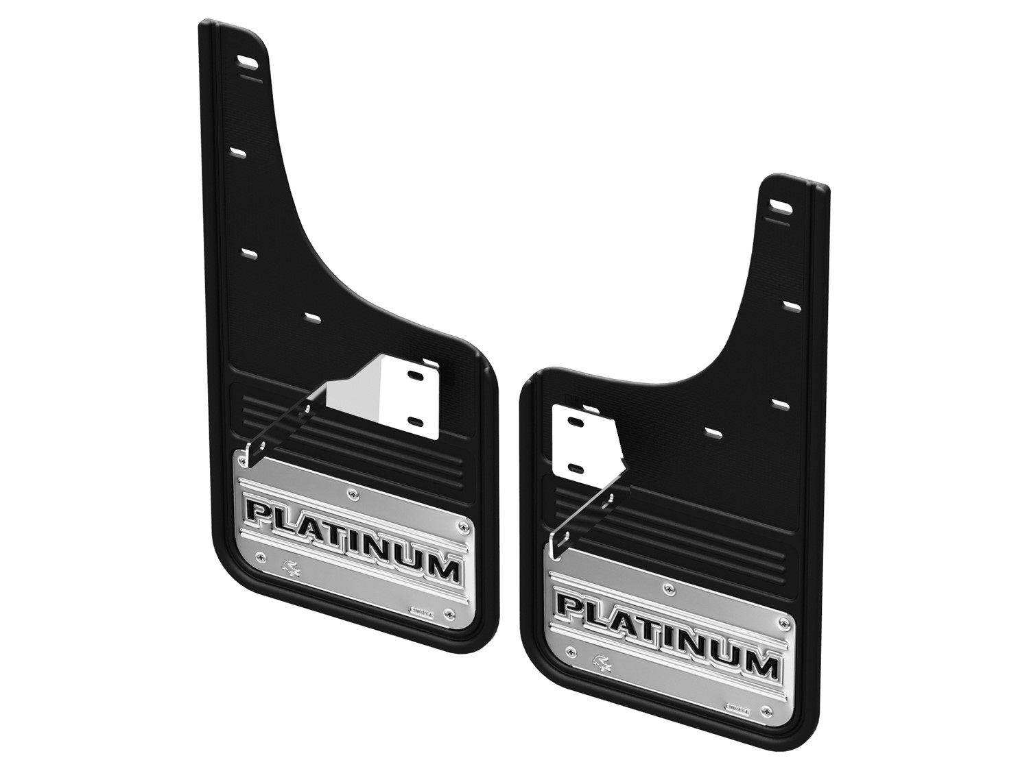 Image for Splash Guards - Gatorback by Truck Hardware, Front Pair, Platinum Stainless from AccessoriesCanada