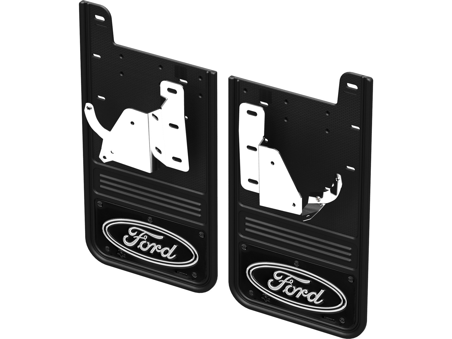 Image pour Pare-boue Gatorback de marque Truck Hardware, paire arrière, logo ovale Ford noir à partir de AccessoriesCanada