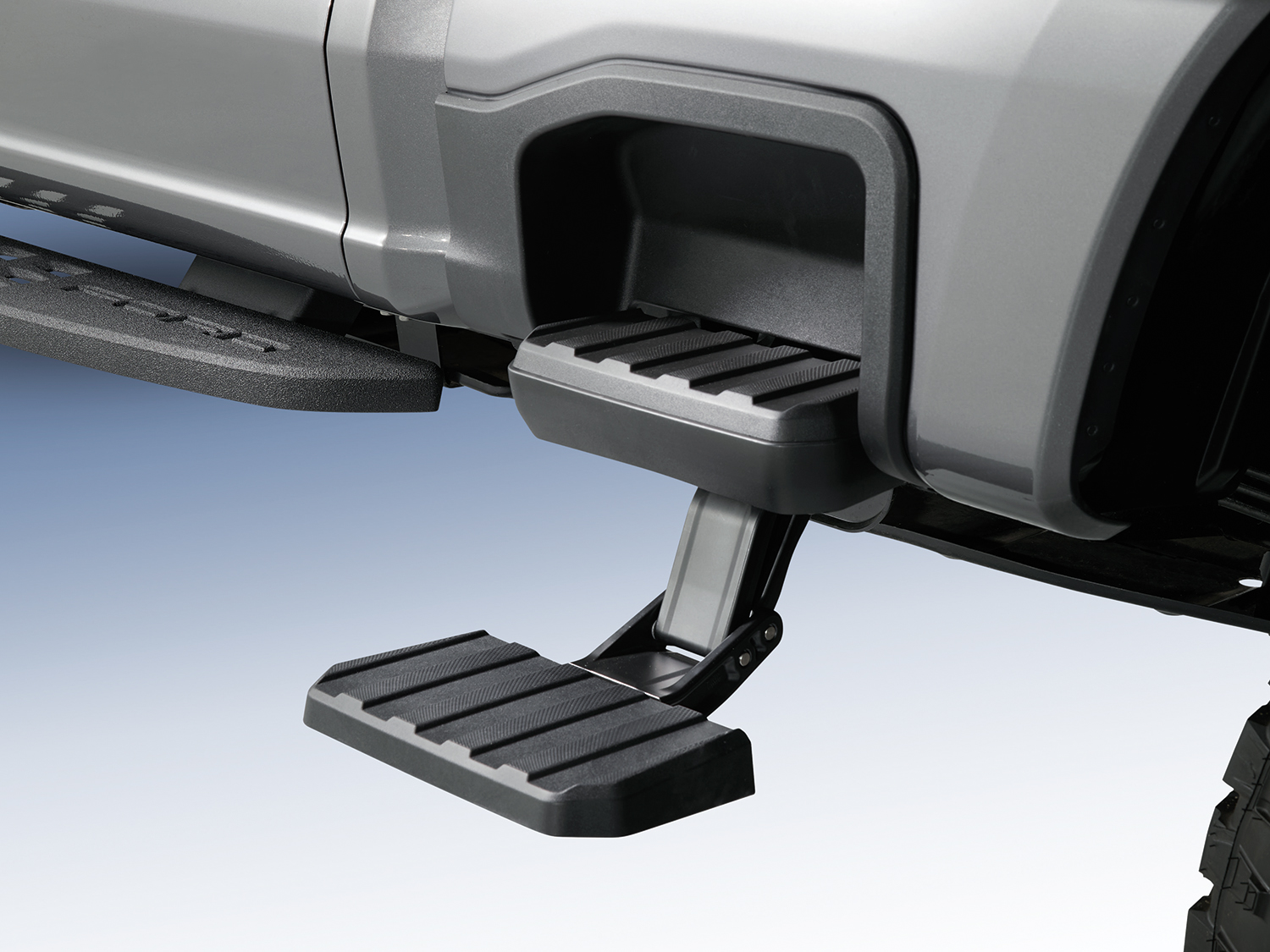 Image for Side Step - Retractable, Left Side (Drivers Side) from AccessoriesCanada