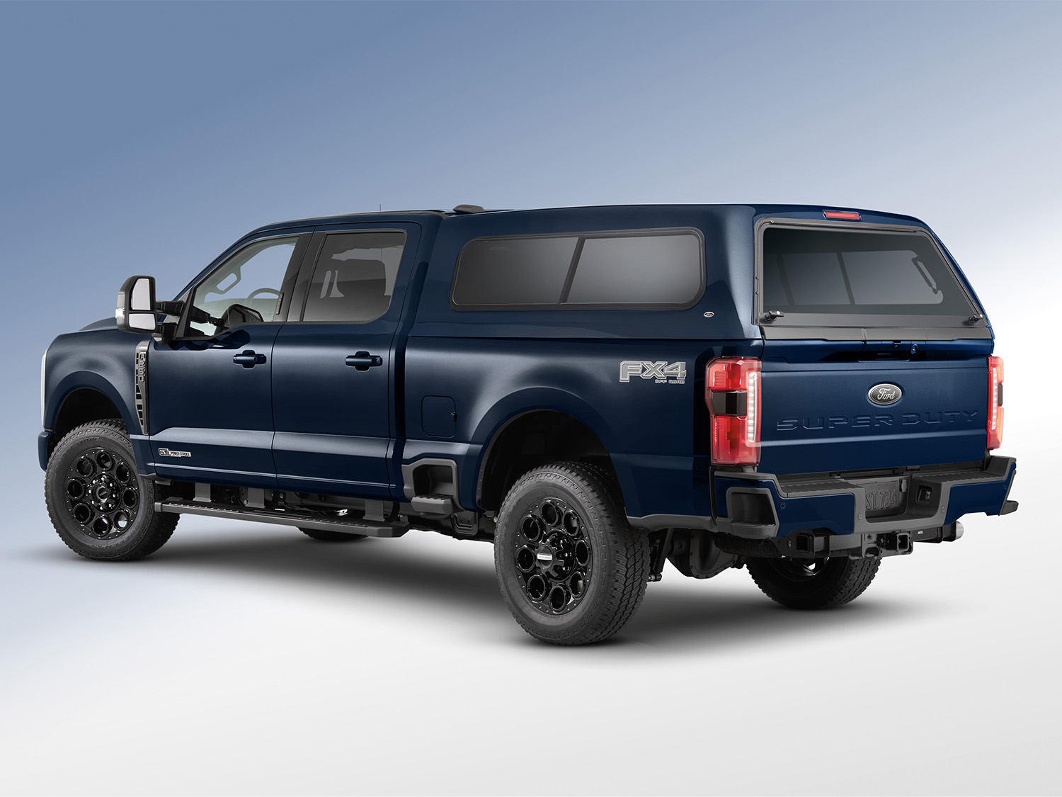 Super Duty® 2023-2025 Leer Group Antimatter Blue Cab High Bed Cap