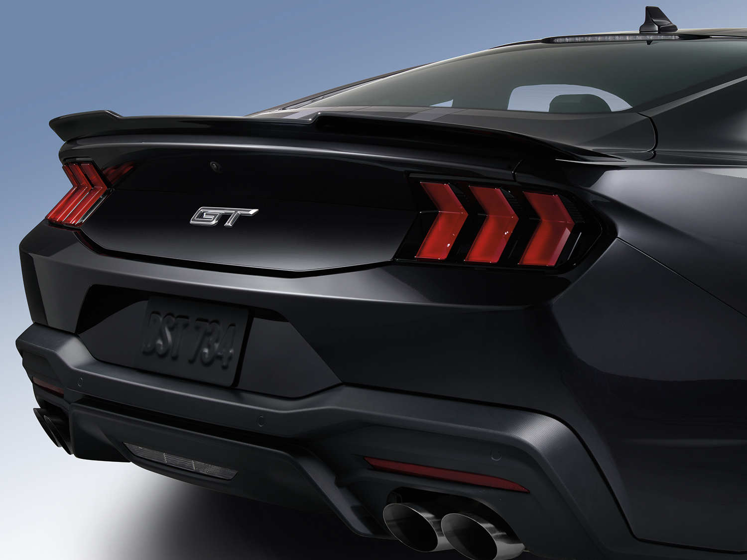 Mustang 2024-2025  Gloss Black Rear Deck Spoiler